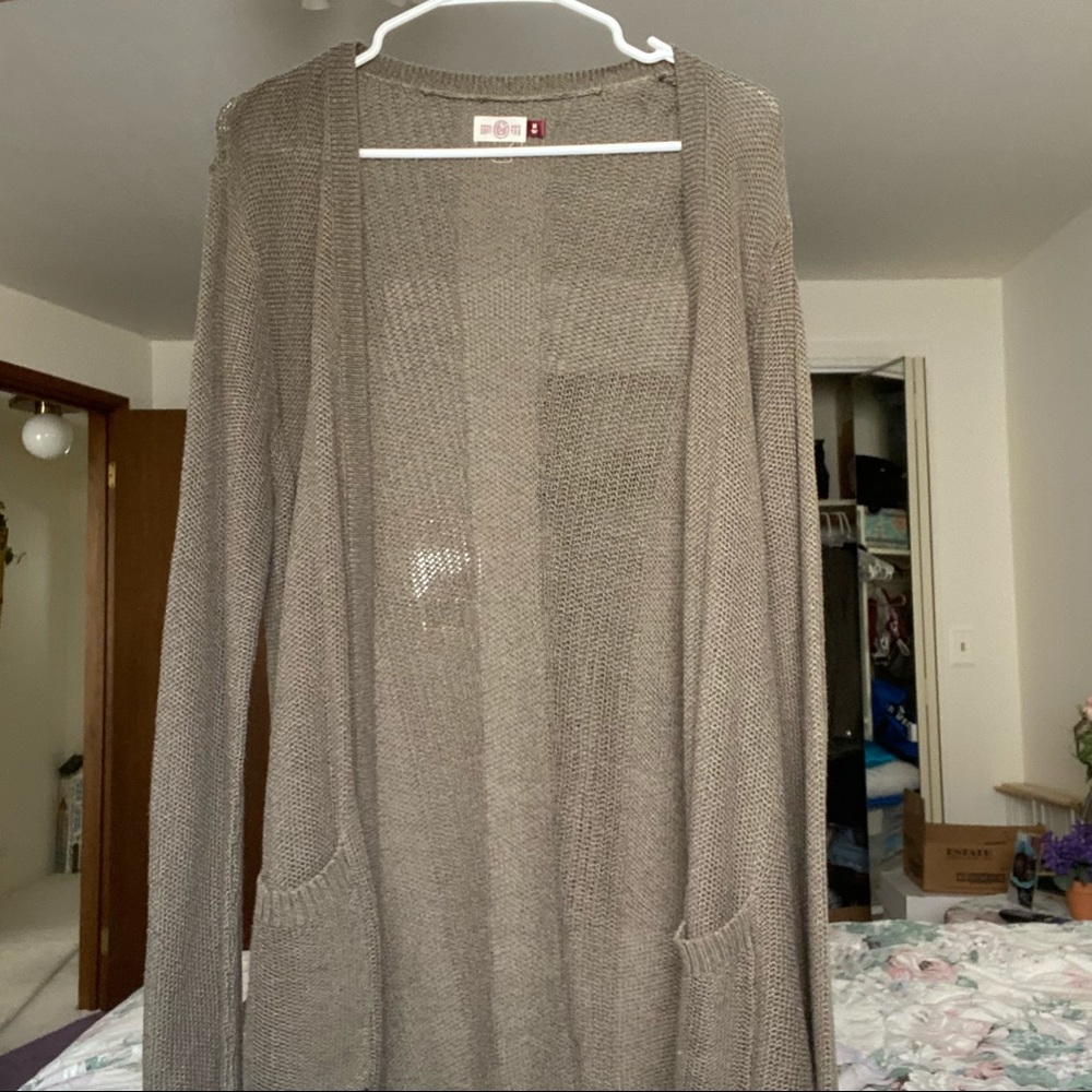 Lightweight Green Cardigan